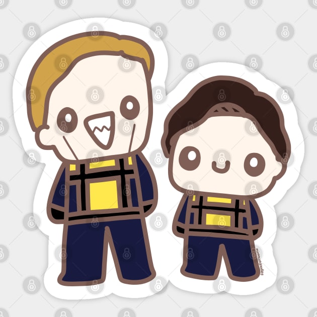 Cherik Sticker by mintmintdoodles